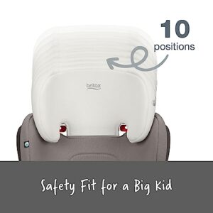 Britax Highpoint Backless Belt-Positioning Booster Seat, SafeWash Gray Ombre