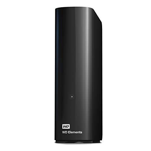 WD 20TB Elements Desktop External Hard Drive, USB 3.0 external hard drive for plug-and-play storage - WDBWLG0200HBK-NESN