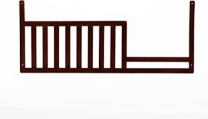 toddler bed safety guard rail for munire & echelon convertible cribs (cherry)