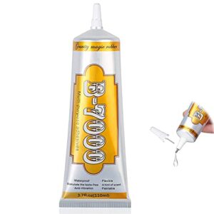 B7000 Rhinestone Glue Clear, Multi-Function Super Jewelry Glue for Craft DIY Jewelry Phone Screen Repair