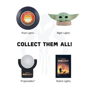 STAR WARS LED Night Light, Baby Yoda Floating Carrier, Plug-in, Dusk-to-Dawn Sensor, The Mandalorian, Grogu, UL-Certified, Cute Nightlight for Kids, Bedroom, Bathroom, Hallway, Game Room, 53234