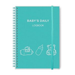 Baby's Daily Log Book - A5 Baby Care planner for Newborns, Schedule for Tracking Newborn's Daily Routine, 152 Easy to Fill Pages Track and Monitor Nursing, Sleep, Feeding, Diapers, Pumping and More