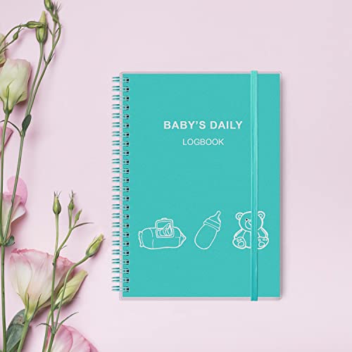 Baby's Daily Log Book - A5 Baby Care planner for Newborns, Schedule for Tracking Newborn's Daily Routine, 152 Easy to Fill Pages Track and Monitor Nursing, Sleep, Feeding, Diapers, Pumping and More