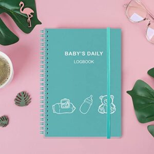 Baby's Daily Log Book - A5 Baby Care planner for Newborns, Schedule for Tracking Newborn's Daily Routine, 152 Easy to Fill Pages Track and Monitor Nursing, Sleep, Feeding, Diapers, Pumping and More