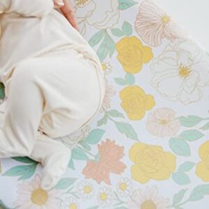 Premium Knit Diaper Changing Pad Cover"Rose" by Copper Pearl