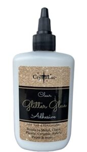 crystalac glitter glue adhesive (4oz)