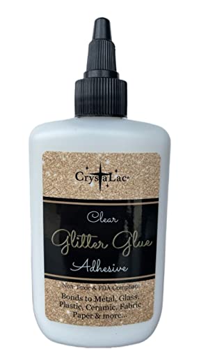 CrystaLac Glitter Glue Adhesive (4oz)