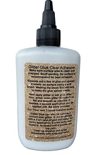 CrystaLac Glitter Glue Adhesive (4oz)