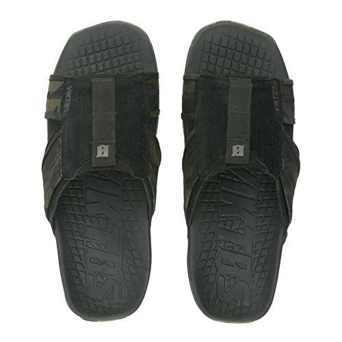 VIKTOS Men's Lightweight Outdoor Open Toe Athletic Anti-Slip Custom Fit Ruck Recovery MC Slide Sandals, Multicam Black, 12