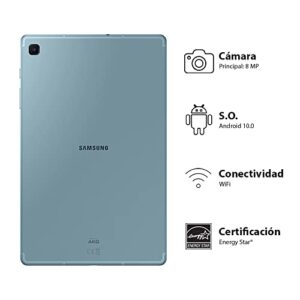 SAMSUNG Galaxy Tab S6 Lite 10.4" 64GB Android Tablet, S Pen Included, Slim Metal Design, AKG Dual Speakers, Long Lasting Battery, US Version, 2020, Angora Blue