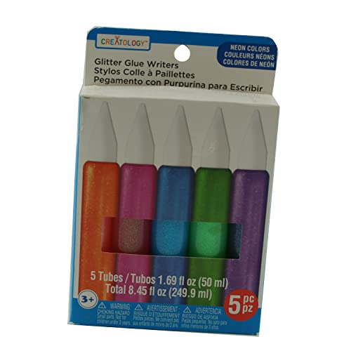 5pc Glitter Glue Writers