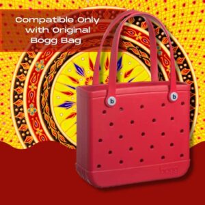 BOGLETS - Organizer Compartment Charm Accessory Compatible with Bogg Bags - Keep Sunglasses or Sunscreen Handy with your Tote Bag - Fits on the Inside or Outside of the Bag (Purple)