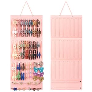 JOYMOMO Hanging Hair Claw Clips Holder Large Capacity Hair Clip Organizer Storage Display for Wall,Door,Closet（Without Claw Clips）