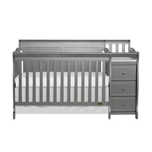 dream on me 5-in-1 brody full panel convertible crib with changer