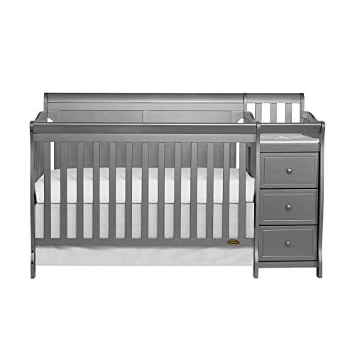 Dream On Me 5-in-1 Brody Full Panel Convertible Crib with Changer