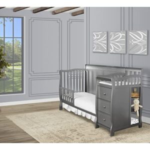 Dream On Me 5-in-1 Brody Full Panel Convertible Crib with Changer