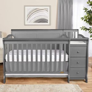 Dream On Me 5-in-1 Brody Full Panel Convertible Crib with Changer