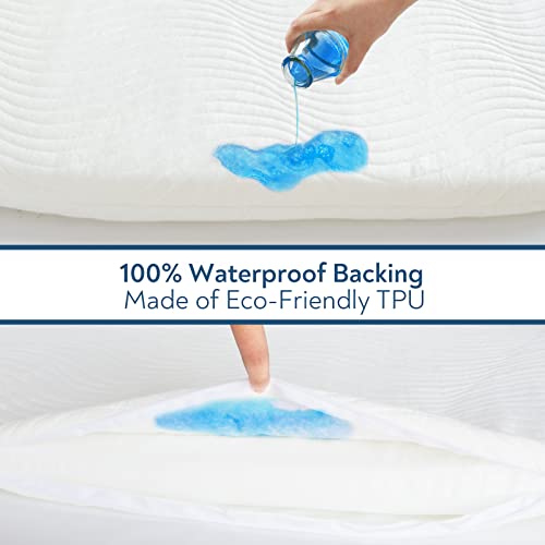 Magik & Kover Waterproof Replacement Bassinet Mattress, Waterproof Bassinet Mattress Pad Cover and 100% Cotton Sheet(Grey)