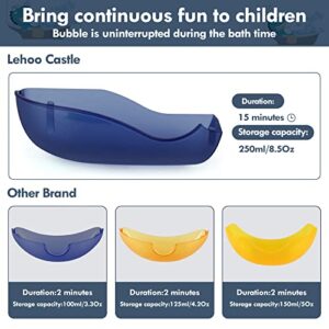 Lehoo Castle Bath Toys,Toddler Bath Bubble Machine, Bathtub Toy Dinosaur, Bathtime Shower Bath Wall Toy, Bubble Maker with 12 Songs, Gift for Baby