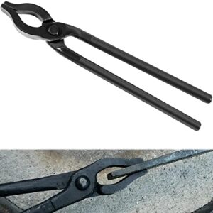 0004930-300 blacksmiths' tongs perfect for beginner or professional blacksmiths to work on welding bench, holding hot steel firmly