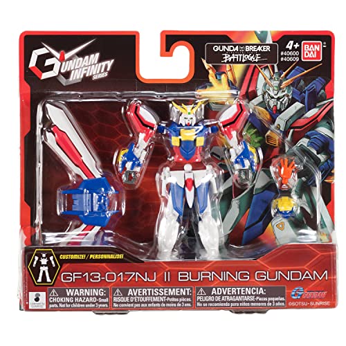 Gundam Infinity Series - Burning Gundam 4.5" Action Figure