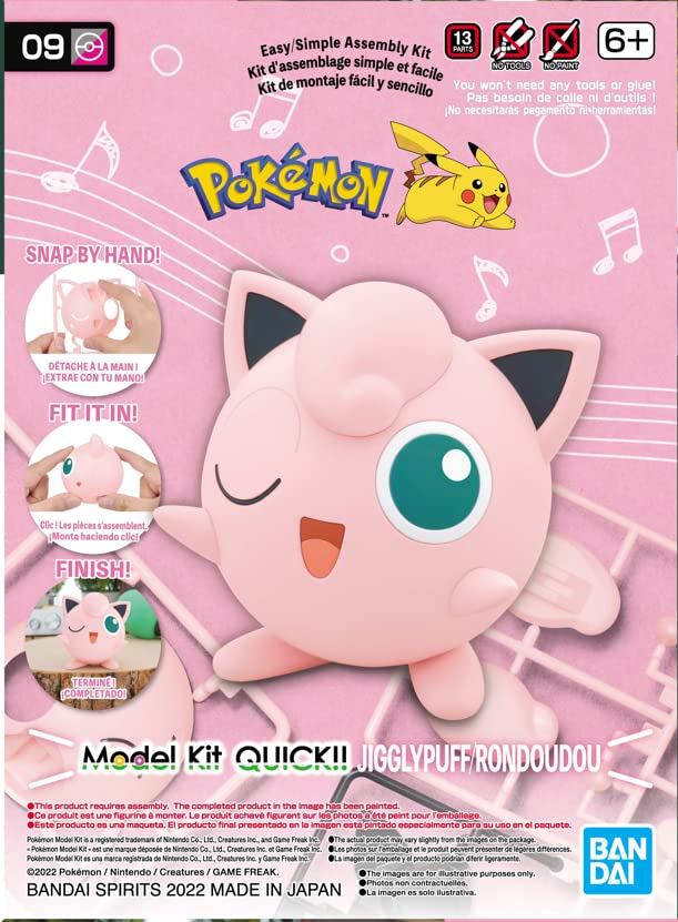 Pokemon Model Kit Quick!! - 09 Jigglypuff