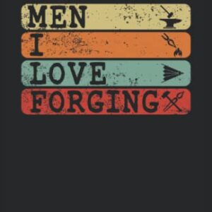 Men I Love Forging: Cuaderno punteado, DIN A5 (13,97x21,59 cm), 120 páginas, papel color crema, cubierta mate (Spanish Edition)