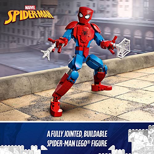 LEGO Marvel Spider-Man 76226 Building Toy - Fully Articulated Action Figure, Superhero Movie Inspired Set with Web Elements, Collectible Model for Boys, Girls, and Kids Ages 8+