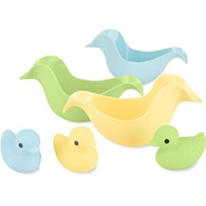 Simple Joys by Carter's Baby Duck Rinse Cups and Squirties Bath Toy Bundle, One Size