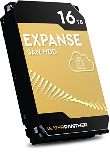 Water Panther WP Expanse 16TB 7200 RPM 512e SATA Gen3 3.5-inch HDD | ECC PLP CMR | Enterprise Data Center SAN Hard Disk Drive - WESA5SLC0160D