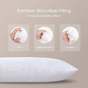 Bedbee Pregnancy Pillow for Sleeping, U Shaped Maternity Pillow with Microfiber Removable Cover, Support Back, Hips, Legs, Belly for Pregnant Women Sleeping