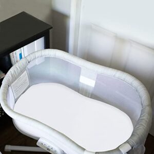 Bassinet Sheets Compatible with Halo Bassinet Swivel, Flex, Glide Sleeper & Baby Swaddles 0-3 Months for Boy or Girls