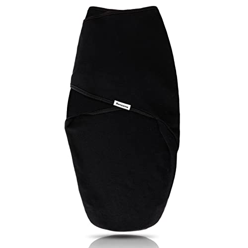 Soft and Cozy Organic Cotton Baby Swaddle Blankets Black White Gray Design Swaddle Wraps for Newborns, 0-3 Months