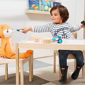 Kit | Premium Solid Wood Table and 2 Chairs Set for Toddlers (Ages 1-3) - Ideal for Children's Playrooms