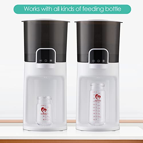 Bellababy Instant Baby Bottle Warmer,Warm Water Dispenser for Making Formula Bottle Instantly,Detachable Container Easy Cleaning,24/7 Keep Warm, Adjustable Temperature(Dark,110V Only)