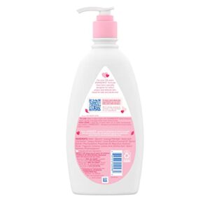 Johnson's Moisturizing Mild Pink Baby Lotion with Coconut Oil for Delicate Baby Skin, Paraben-, Phthalate-& Dye-Free, Hypoallergenic & Dermatologist-Tested, Baby Skin Care, 18.7 Fl. Oz
