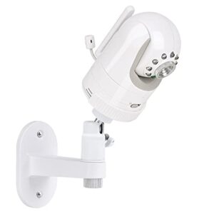 adjustable baby monitor wall mount for infant optics dxr-8 and dxr-8 pro baby monitor, perfect view angle and easy installation without drilling
