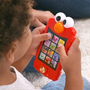 Sesame Street Learn with Elmo Pretend Play Phone, Learning and Education, Officially Licensed Kids Toys for Ages 2 Up, Gifts and Presents by Just Play