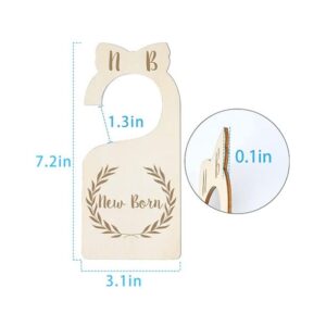 Baby Closet Dividers, Adventure Baby Closet Dividers By Month,Premium Wood Baby Closet Dividers，Thicken and One side from Newborn to 24 Months (7 Pieces)