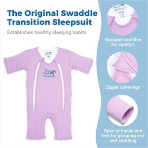 Baby Merlin's Magic Sleepsuit - 100% Cotton Baby Transition Swaddle - Baby Sleep Suit - Cream - 6-9 Months