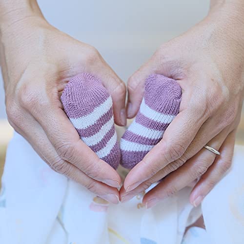 Preemie Socks - Neutral Earth-Toned Color Preemie Newborn Socks Cotton Gender Neutral Baby Socks - Soft & Gentle Baby Socks Preemie to Newborn - Unisex Newborn Gifts - Premie Socks Girls……