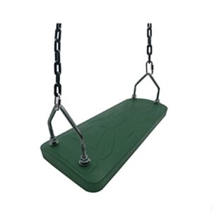 fxj swing swing seat for kids children with heavy duty chain tree hanging swing for playground backyard and playroom easy install outdoor playground tree swing set for kids adults (color : green)