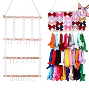 salocy headband holder organizer for baby girls,hair bows hanging for newborn,headbands hair accessories hanging storage organizer for wall, room, door or closet