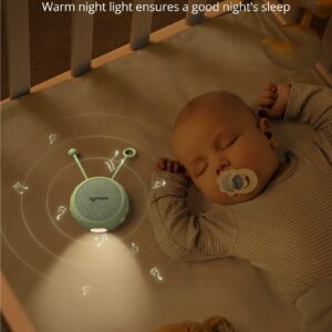 Portable Sound Machine,Sympa White Noise Machine for Baby,Sleep Sound Machine with Night Light,10 Natural Soothing Sounds,16H Playtime,Auto-Off Timers for Relaxing Sleep Aid for Baby Adult