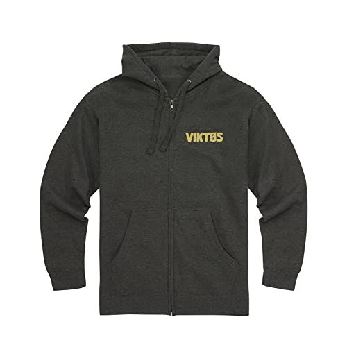 VIKTOS Men's Dia De Los Quatros Hoodie, Charcoal Heather, Size: X-Large