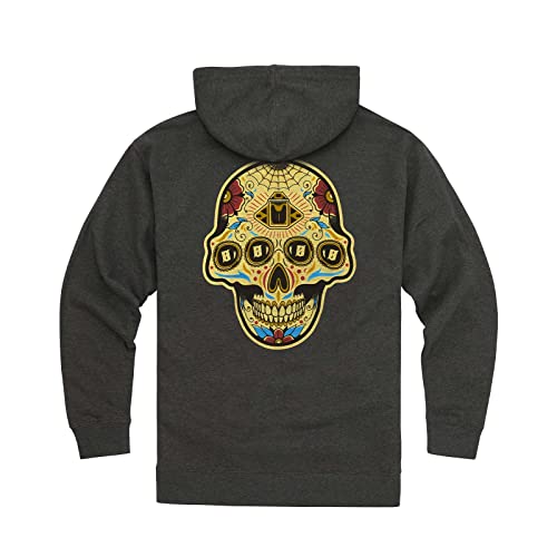 VIKTOS Men's Dia De Los Quatros Hoodie, Charcoal Heather, Size: X-Large