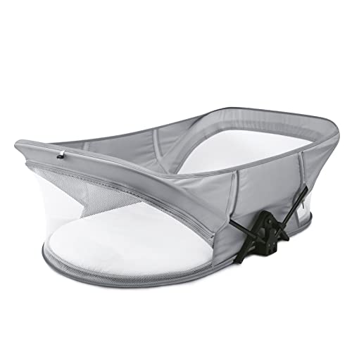 Portable Baby Crib Foldable Baby Bed - Mini Crib Travel Bassinet with Matterss for Newborn,Infant Travel Bed with Breathable Mesh,Baby Portable Bed for Bed,Sleeper for Outddor Camping,Beach,Pinic