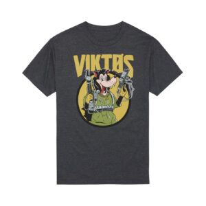 viktos men's huff & puff tee t-shirt, charcoal heather, size: large