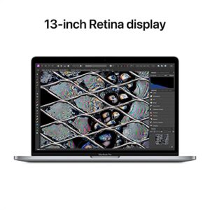 Apple 2022 MacBook Pro Laptop with M2 chip: 13-inch Retina Display, 8GB RAM, 512GB ​​​​​​​SSD ​​​​​​​Storage, Touch Bar, Backlit Keyboard, FaceTime HD Camera. Works with iPhone and iPad; Space Gray