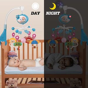 nicknack Baby Mobile for Crib Toys with Music and Lights, Baby Crib Mobile for Infants 0-6 Months